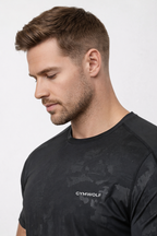 Debossed Camo Short Sleeve Tee