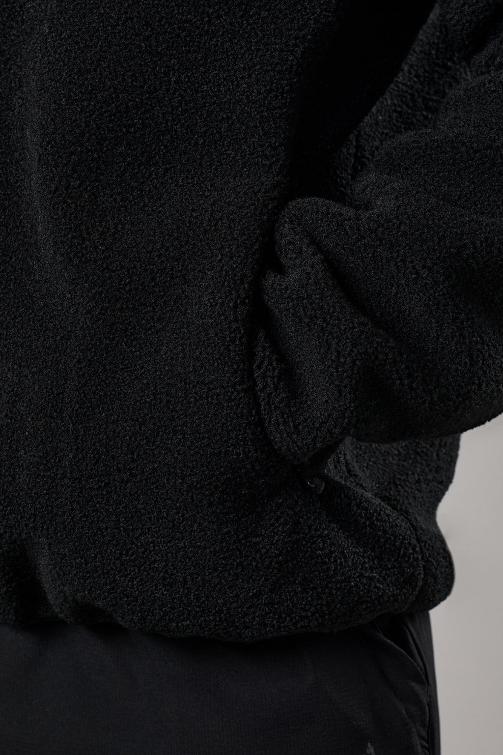 Linear Full Zip Borg Jacket